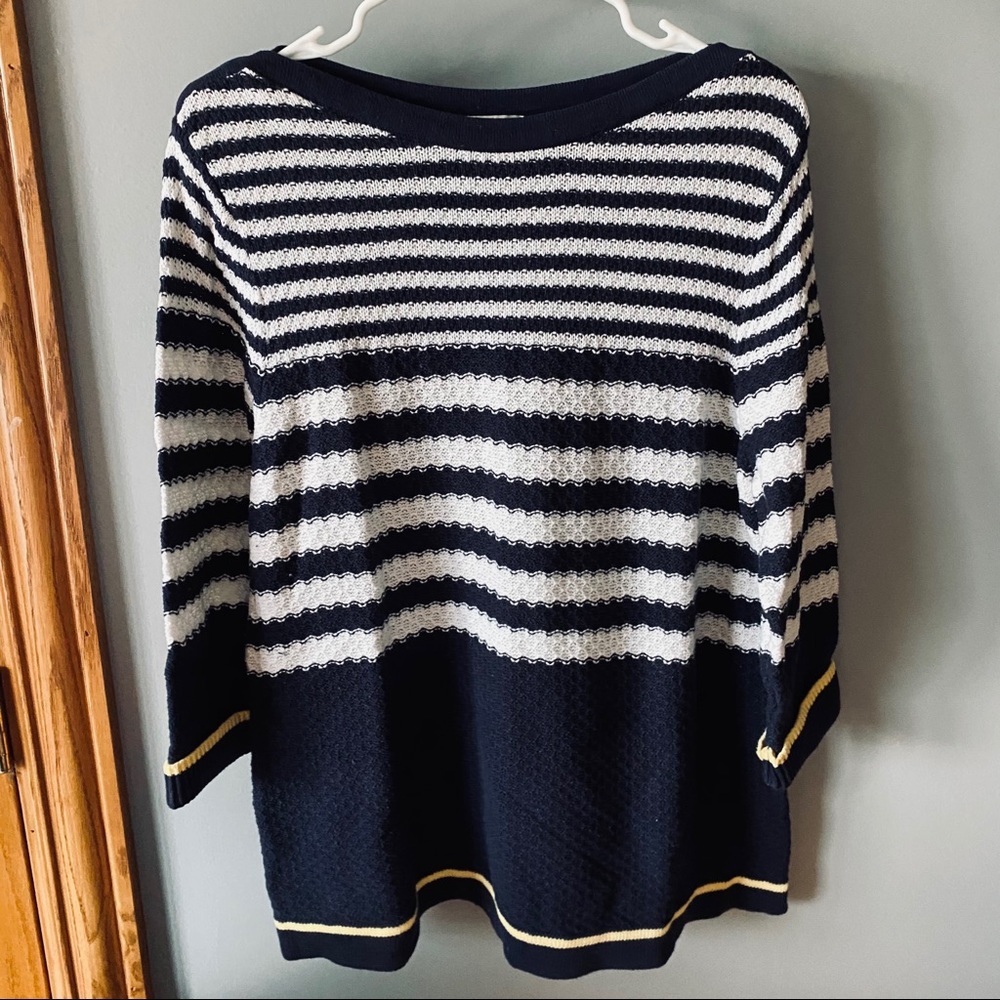 CJ Banks striped sweater